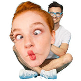 Big Head Cardboard Cutout