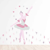 Ballerina Wall Decal on wall