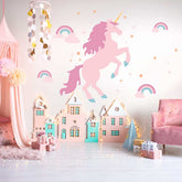 Unicorn Wall Decal on wall