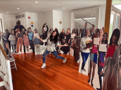 Customer Spotlight: An Unforgettable Surprise Cardboard Cutout Birthday Party