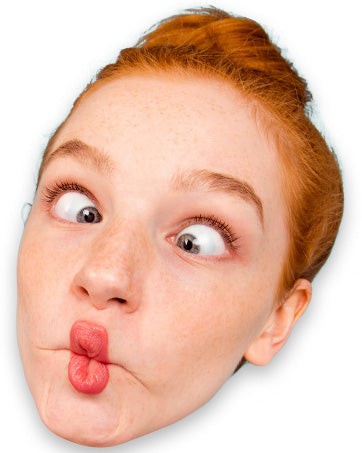 12 Inch Head-on-a-Stick
