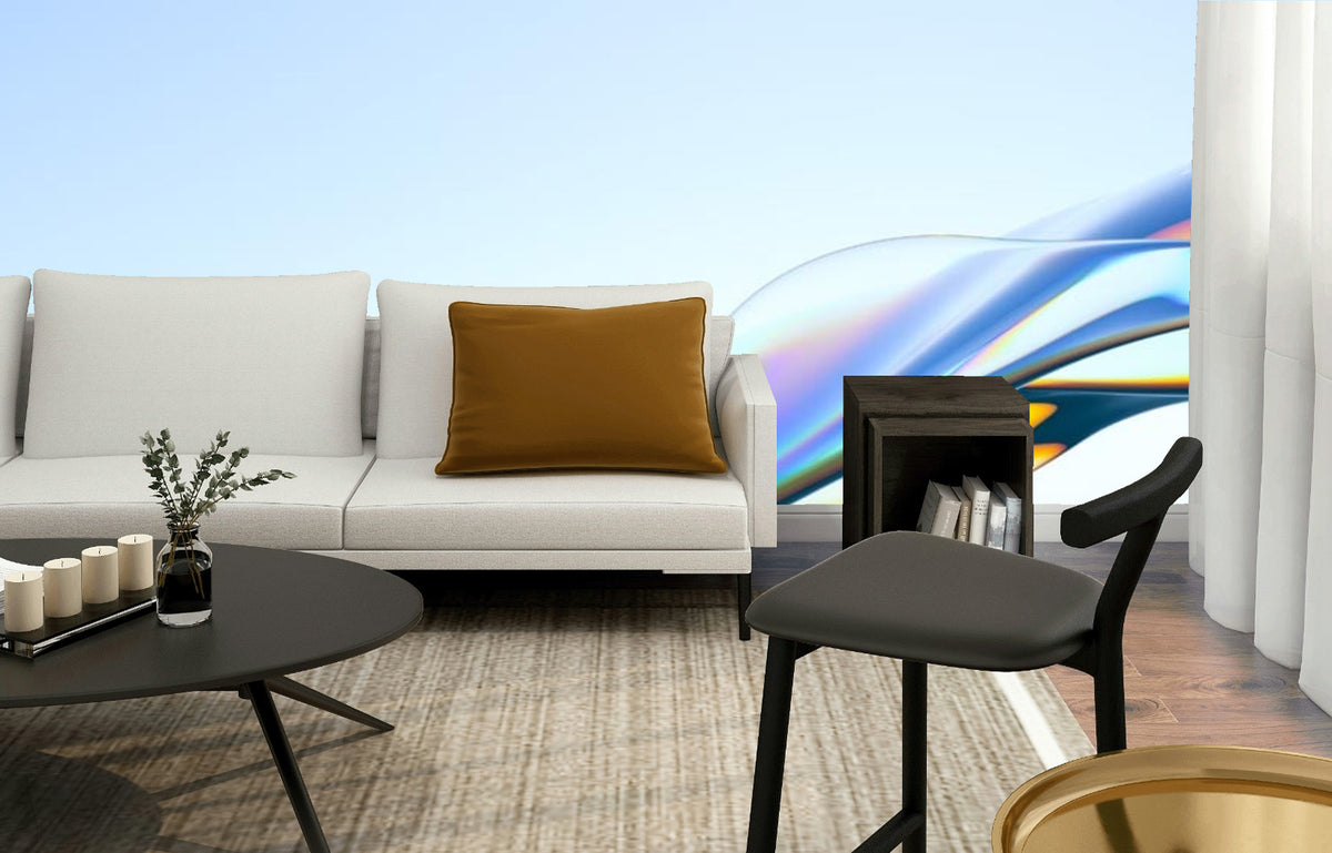 Glass Ribbon Wall Mural