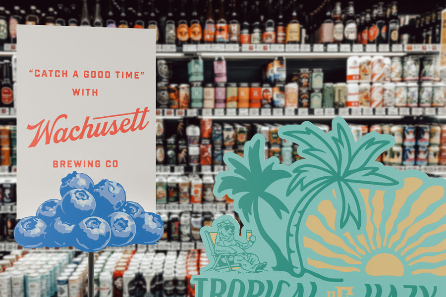 Custom printed graphics for business displays