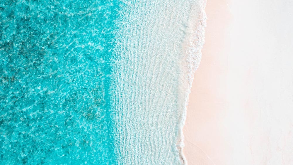 Aerial Beach Wall Mural