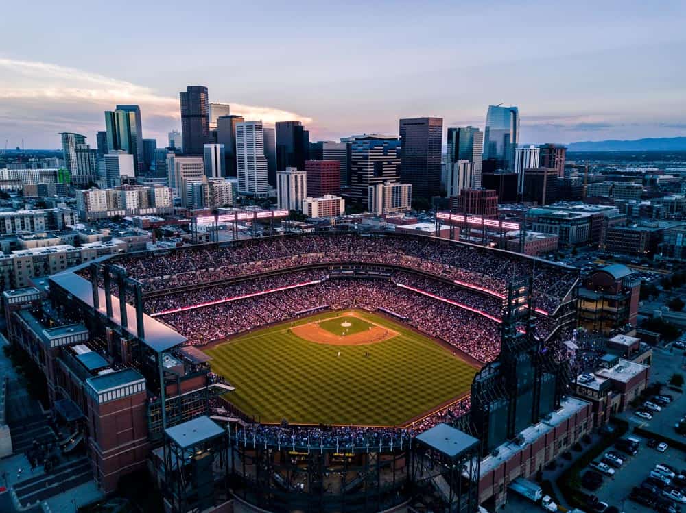 Ballpark Wall Mural
