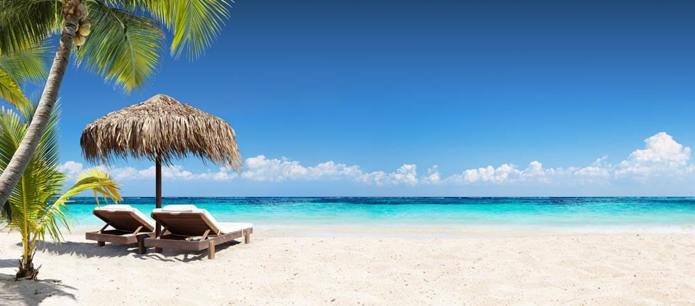 Beach Chairs Wall Mural