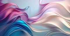 Blurred Waves Wall Mural