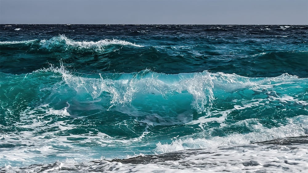 Breaking Wave Wall Mural