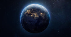 Earth From Space Wall Mural