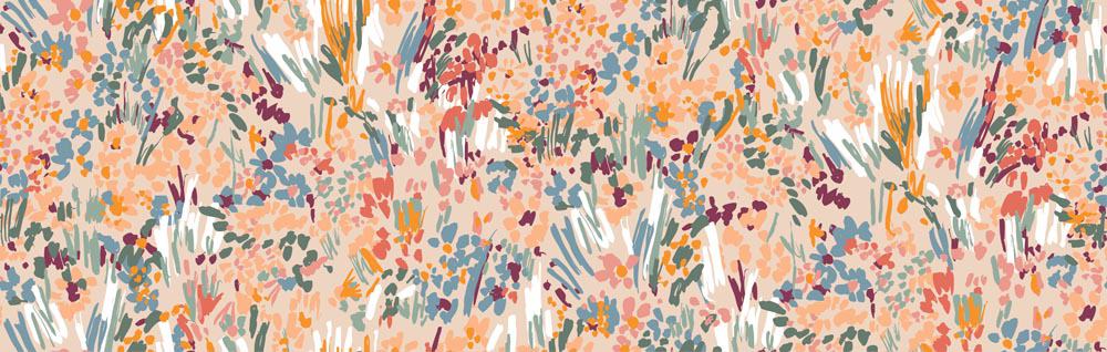 Floral Painting Wall Mural