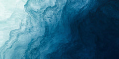 Gradient Wave Wall Mural