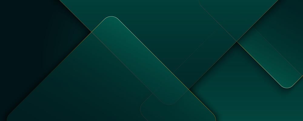 Green Rectangles Wall Mural