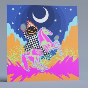 Headless Horseman Cutout Halloween Standee