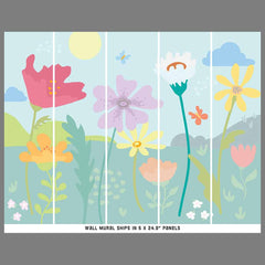 Magical Garden Wall Mural print layout
