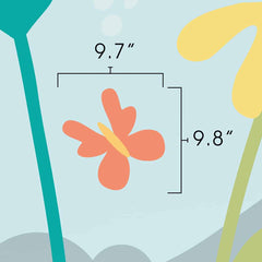 Magical Garden Wall Mural dimensions