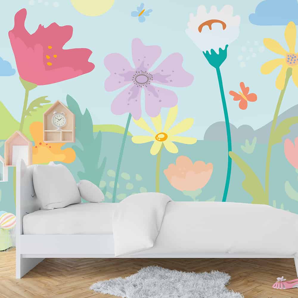 Magical Garden Wall Mural on wall