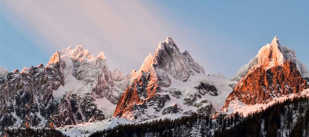 Ominous Alps Wall Mural