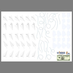 Paper Airplanes Wall Decal print layout