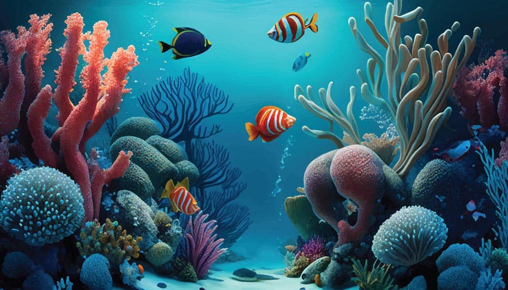 Reef Aquarium Wall Mural