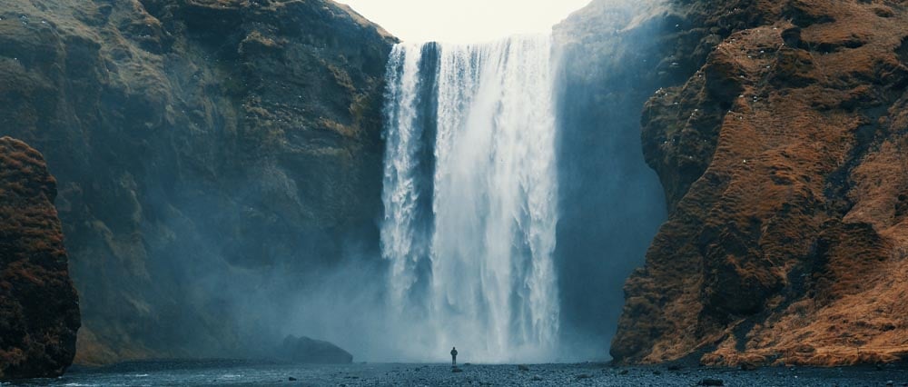 Roaring Waterfall Wall Mural