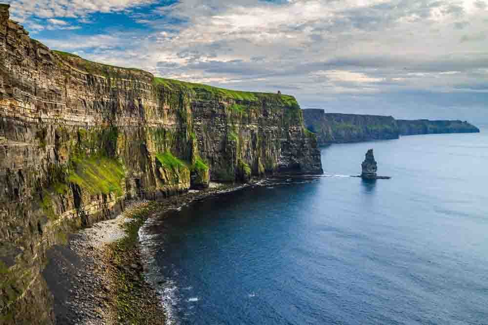 Stone Cliffs Wall Mural