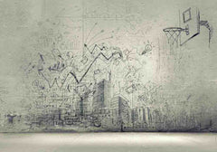 Streetball Wall Mural