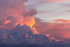 Sunset Clouds Wall Mural