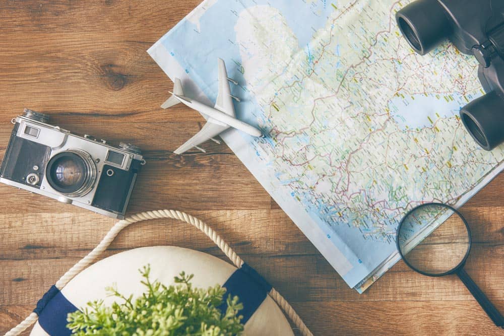Traveller Essentials Wall Mural