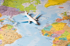 Travelling Toy Airplane Wall Mural